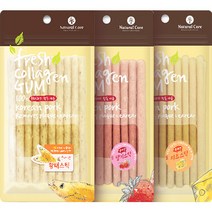 네츄럴코어 콜라겐스틱껌 20P X 6개+치즈1봉, 1box, 20P(혼합 X 6개)+치즈1봉