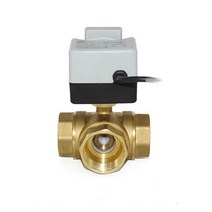 전기 물 흐름 스위치 볼 3 편도 부숑 밸브 양방향 선 2 제어 AC220V 내부 스레드 스파이크 hvac 도구, 05 2way DN40
