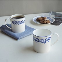 [한국도자기] 블루벨 노르딕 머그컵 2개세트 본차이나