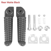 야마하 오토바이 풋 레스트 페그 리어 프론트 YZF R1 2002-2020 R6 2003-2020 R6S R1M, Rear Matte Black