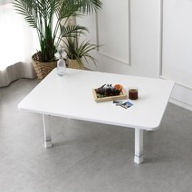 린이만물상 접이식밥상 손님상 큰상 3인 2인용 4인 마블 교자상 좌식상 잔치 집들이상 4인용 사각 원룸 다과상 자취 노트북 컴퓨터 찻상 튼튼한 테이블 철제다리 책상 화이트 블랙, 퍼펙트화이트(무광)