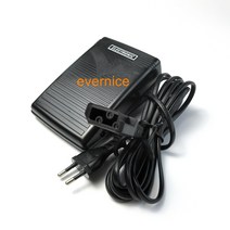 한손미싱 미니재봉기 페달 풋 컨트롤 및 코드 411646W 220V Bernette Singer Riccar Viking White
