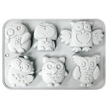 석고방향제 비누 캔들몰드-장난꾸러기부엉이6구