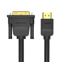 벤션 양방향 HDMI to DVI 케이블 ABF, 1m, 1개