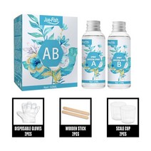 견고한 AB 에폭시 수지 키트 크리스탈 클리어 접착제 하드 DIY 용품 아트 캐스팅 쥬얼리, 01 Epoxy Resin Kit