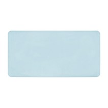 브로키 데스크매트 M L XL 테이블 책상 대형 논슬립 가죽 패드, 스카이 블루