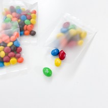 반투명 쿠키봉투 8.5 x 11cm 50장/ 수제 초콜릿 과자 마들렌 마카롱 빵 포장 비닐, 50개