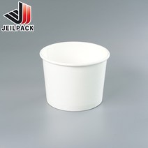 종이용기 특수컵 300cc컵밥용기 무지 PT 반박스500개