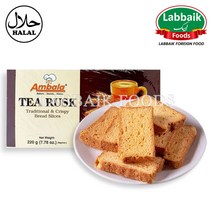 AMBALA Tea Rusk 220g 암바라 할랄 티 러스크 (케이크 러스크), 1pc