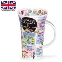 [호주발송] Dunoon 두눈 – Glencoe Bone China Mug English Grammar (Made in England) – 글렌코 본 차이나 머그 잉글리쉬 그램머