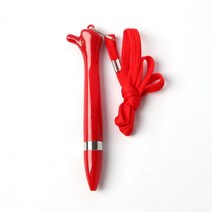 엄지척 목걸이볼펜 똑딱이 판촉볼펜, 상세페이지 참조