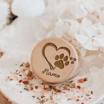 애견묘비석 유골함 목걸이개인 맞춤 이름 나무 조각 애완 동물 머리 보관 박스 용품 치아 저장 기념 상자, 04 NO.4_01 Name birth - death