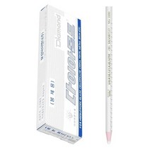 보성화학 유리용 색연필(흰색)-다이아몬드 종이말이 채점용 봉제용