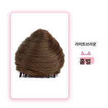 고양이 귀 완자 머리 가발 링 도넛 스파이시 클립 모조품 발주 아나운서 같은 종류의 게으름뱅이 발신기, 색깔5, 하나, 1개
