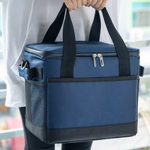 다용도 아이스 박스 캠핑 낚시 보냉 쿨러백 아이스팩 접이식 배달가방, 68L(52x36x38CM), 블루