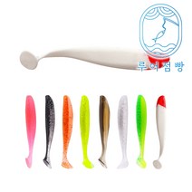 루어점빵 피쉬라인 2인치 쉐드웜, B.그린 (10개입), 10개