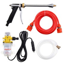 12V 100W 자동차 세탁기 총 펌프 자동차 분무기 고압 청소기 전기 청소 자동 장치 자동차 관리 휴대용 세탁기, 협동사