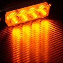 볼보 트럭 LED 사이드 차폭등 램프 24V 용달 화물차 차량용 버스 덤프 메가, 1개