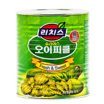 리치스 슬라이스 오이 피클 통조림캔 3kg, 3개