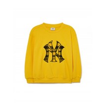 MLB KIDS 체크 맨투맨 NY (Yellow)