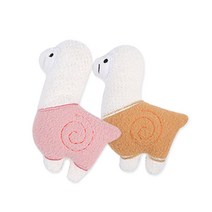 h.tech 티티펫 강아지 타조 봉제인형, 1개