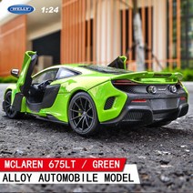 Welly 1:24 맥라렌 675LT 슈퍼런 자동차 장식 컬렉션 선물 장난감 다이 캐스팅 모델 소년 장난감 다이캐스트, 01 675LT