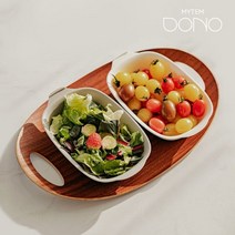 마이템 [마이템] 도노 버디웨어 샐러드 사각볼 2종세트_아이보리+그레이, 아이보리+그레이