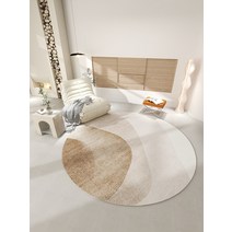 북유럽 인테리어 라운드 러그 모던하우스 거실 침실 매트 원형