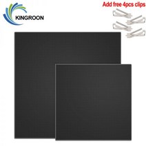 Kingroon ultrabase heatbed 플랫폼 스퀘어 빌드 표면 유리판 격자 가스 뜨거운 침대 ender 3 cr10 kp3s 3d 프린터 부품, 180x180x4mm