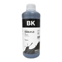 잉크테크 HP H6088 검정안료 H8950D 컬러염료 무한 리필잉크 1000ml, 검정(B) 안료 1000ml