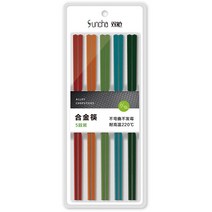 합금 젓가락 쌍발총 무지개 색상 노르딕 스타일리쉬 PPS 유리섬유 가정용 곰팡이방지 페인트 없음 중국식 1914260800