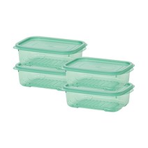 이지앤프리 튼튼이 웨이브킵 냉동실정리용기 750ml, 1개입, 4개