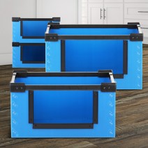 창고보관 물류 운반 적재박스 대형플라스틱 단프라제작 이사포장, 물류 중 파랑