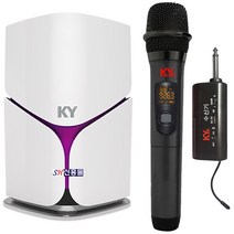 금영 쥬크5 KHK-400 신개념 스마트 노래방기기 가정용 휴대용 반주기 최신곡 5만여곡 악보기능, KHK-400_무선마이크 1