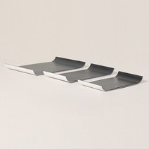 ZICCO 지코 멜라민 화이트 블랙 닷 트레이 브런치 1인 식사 다과상 서빙 보드 쟁반 3 Size 중 택 1 대접, 1개, 1.트레이 1호(M1382)