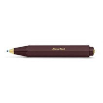 (Kaweco) Kabeco CSBP-BK 클래식 스포츠 볼펜 오일 베이스 블랙, bordeaux