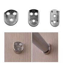 옷걸이봉 고정 지지대 받침대 타원형 원형 옷봉 걸이 U자 파이프 꽂이, 16파이