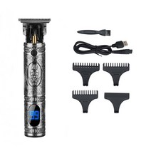 방수면도기 전기 전동 토트넘 자동 면도기 hair clippe razor for men, 씨엔, 총 회색 USB