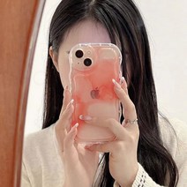 아이폰 피치핑크 잉크 케이스
