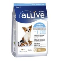 올리브 맘 앤 베이비 10억 강아지사료, 닭, 1kg, 4개
