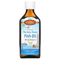 칼슨 어린이 오메가3 노르웨이산 정어리 고등어 복숭아 EPA400DHA250 200ml