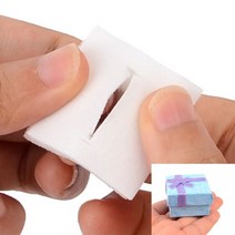 선물용 사각 반지케이스 상자 포장박스 쥬얼리포장박스 반지포장 선물포장박스, 블루
