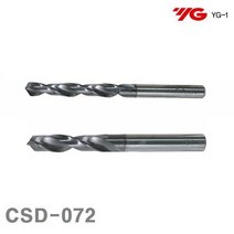 EUA457293초경코팅드릴 (1EA) (H4401072) CSD-072 D7.2X7.2X46X80 와이지원