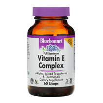 [1+1][60리캡] 블루보넷 비타민 E 200 디 알파 혼합 토코페롤﻿ 토코트리에놀 비타민이 vitamine, 60리캡 [1+1]