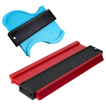 꼬미딜 컨투어 형틀게이지 윤곽게이지 Contour Gauge 5inch 고정기능 5~20inch, 컨투어 오렌지_10인치(고정기능)