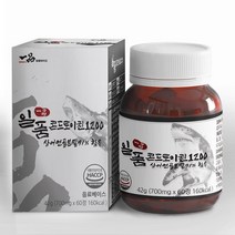 일품 콘드로이친 1200mg 저분자 상어연골 분말 91% 고함량, 60정X1개 1개월분, 1개, 60개