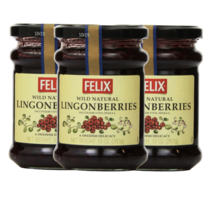 Felix 링곤베리 잼 스프레드 퓨레 283g 3개