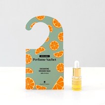 찰리스캔들 [인챈팅 오차드 워크향 파우치5P+향오일1개] 명품종이샤쉐 옷장방향제 탈취제 냄새제거, 1세트, 5ml