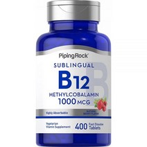 피핑락 Methylcobalamin 메틸코발라민 비타민B12 1000 메틸코발아민 400정, 메틸코발라민 비타민B12 400정