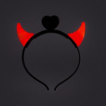 LED 붉은악마 머리띠(작은뿔) 야광머리띠, 상세페이지 참조